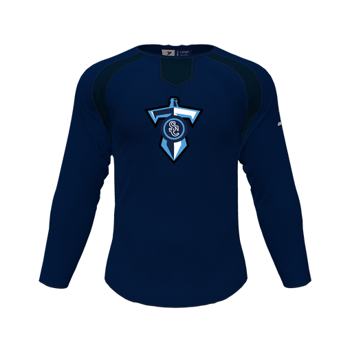 [CUS-DFW-PULL-FLC-CNK-LSL-NVY-YS-LOGO1] Pullover (Youth S, Navy, Logo 1)