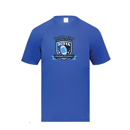[2790.060.S-LOGO2] Men's Smooth Sport T-Shirt (Adult S, Royal, Logo 2)