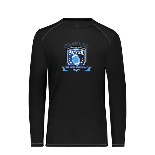 [6845.080.S-LOGO2] Men's SoftTouch Long Sleeve (Adult S, Black, Logo 2)