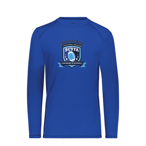 [6845.060.S-LOGO2] Men's SoftTouch Long Sleeve (Adult S, Royal, Logo 2)