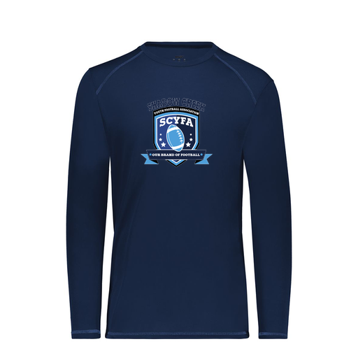 [6846.065.S-LOGO2] Youth SoftTouch Long Sleeve (Youth S, Navy, Logo 2)