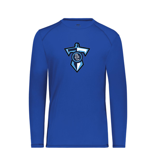 [6846.060.S-LOGO1] Youth SoftTouch Long Sleeve (Youth S, Royal, Logo 1)