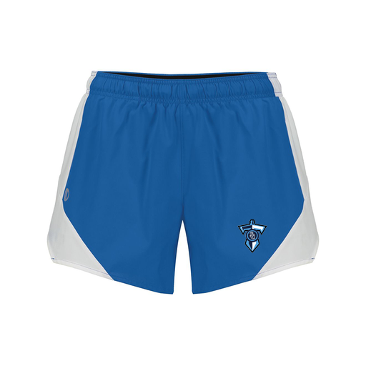[229489.H02.S-LOGO1] Girls Olympus Shorts (Female Youth S, Royal, Logo 1)