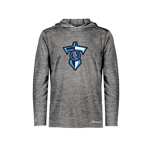 [FOLHCGBK-AS-LOGO1] Decker Men's Charge Hoodie (Adult S, Black, Logo 1)