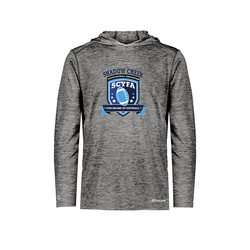 [FOLHCGBK-AS-LOGO2] Decker Men's Charge Hoodie (Adult S, Black, Logo 2)