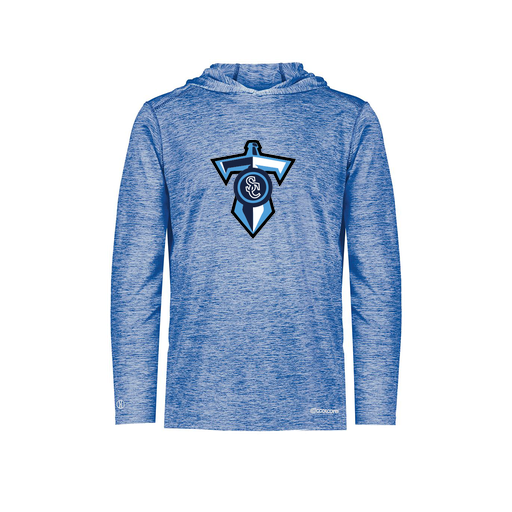 [FOLHCGRY-AS-LOGO1] Decker Men's Charge Hoodie (Adult S, Royal, Logo 1)