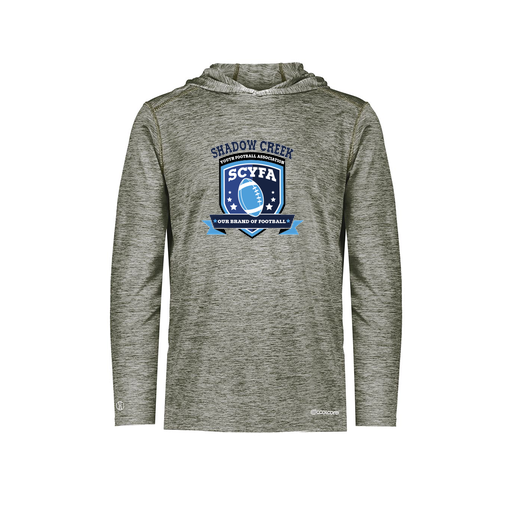 [FOLHCGGY-YS-LOGO2] Decker Youth Charge Hoodie (Youth S, Gray, Logo 2)