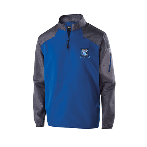 [229155.H02.XS-LOGO2] Men's Raider LS Pullover (Adult XS, Royal, Logo 2)