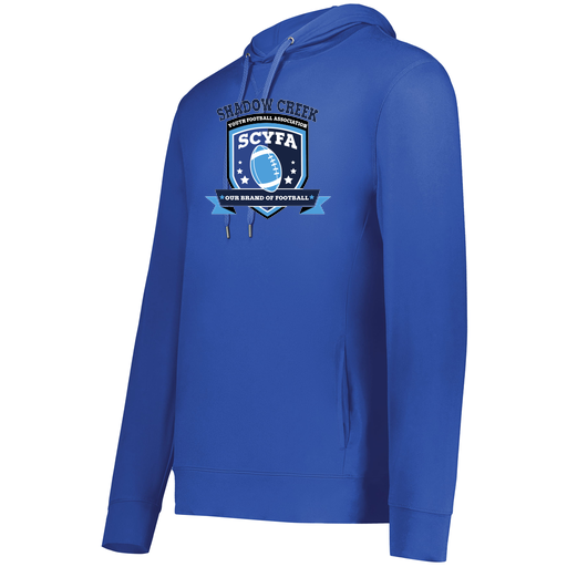 [222598.060.S-LOGO2] Men's Ventura Thin Knit Hoodie (Adult S, Royal, Logo 2)