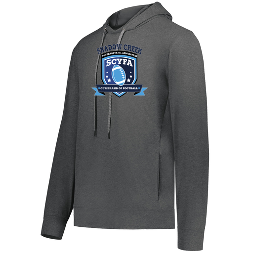 [222698.E83.S-LOGO2] YOUTH VENTURA THIN KNIT HOODIE (Youth S, Gray, Logo 2)