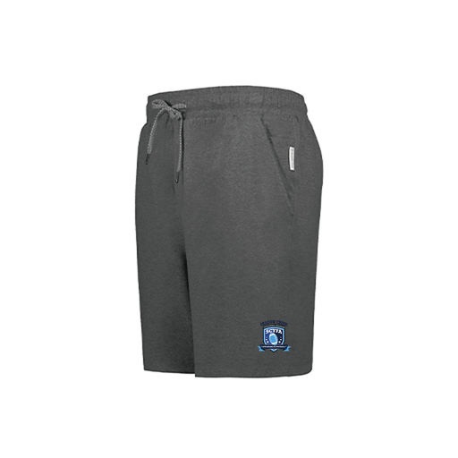 [223604.E83.S-LOGO2] YOUTH Ventura Soft Knit SHORTS (Youth S, Gray, Logo 2)